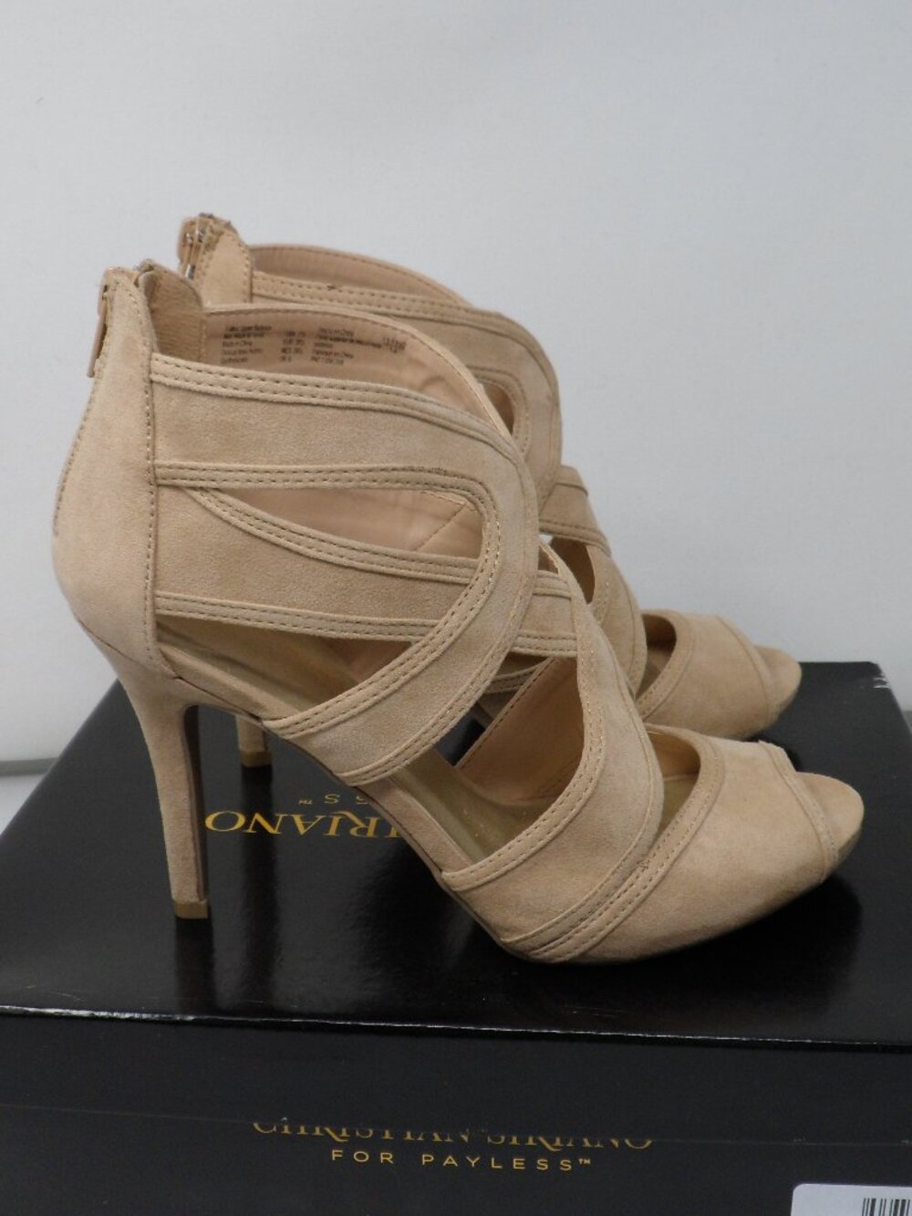 Ladies Chrisitian Siriano "Jassica" Nude Heels 7.5